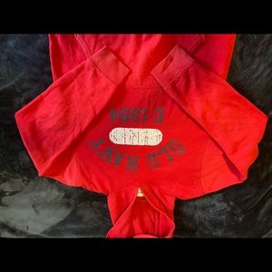 1994 Vintage Red Old Navy Hoodie